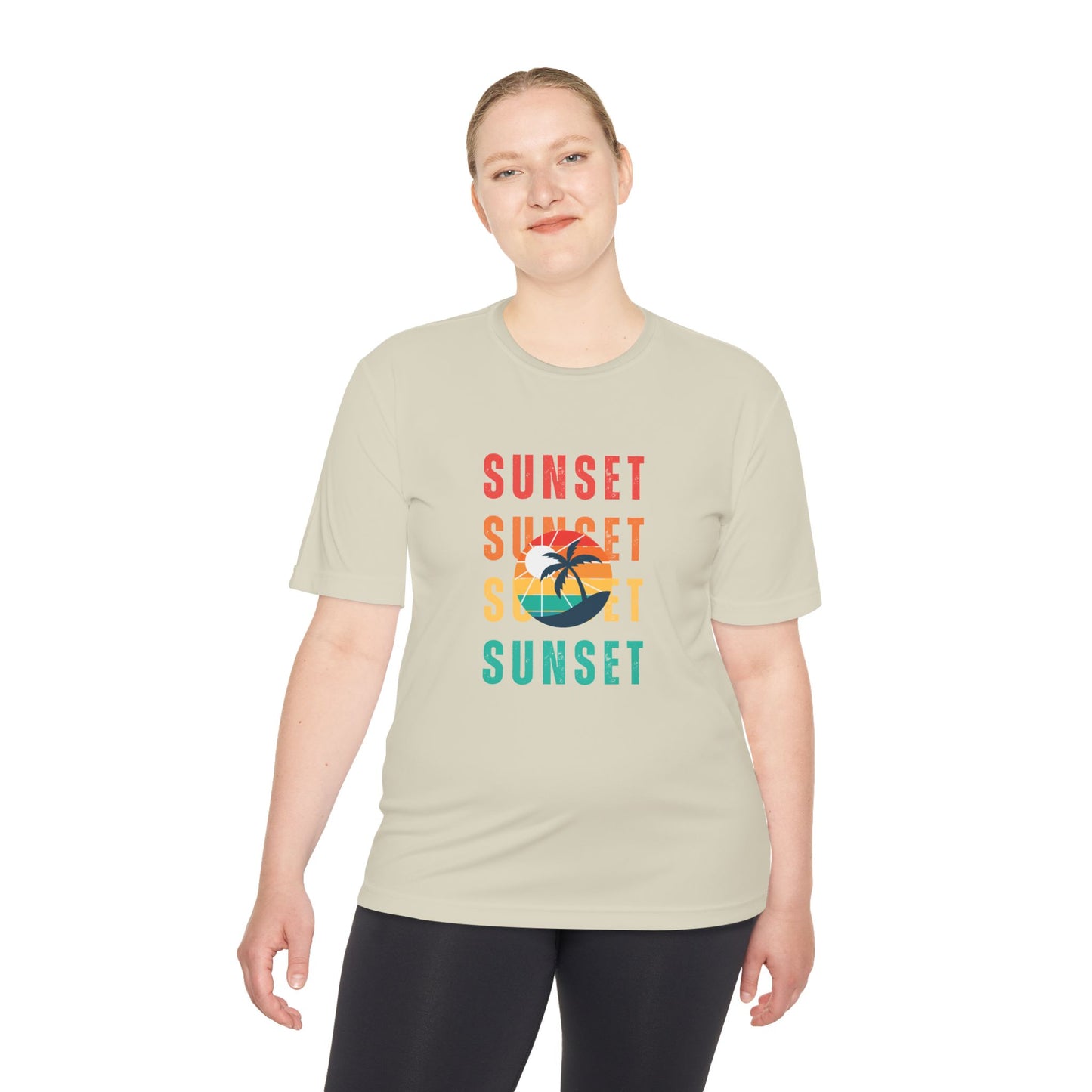 Sunset Unisex Moisture Wicking Tee
