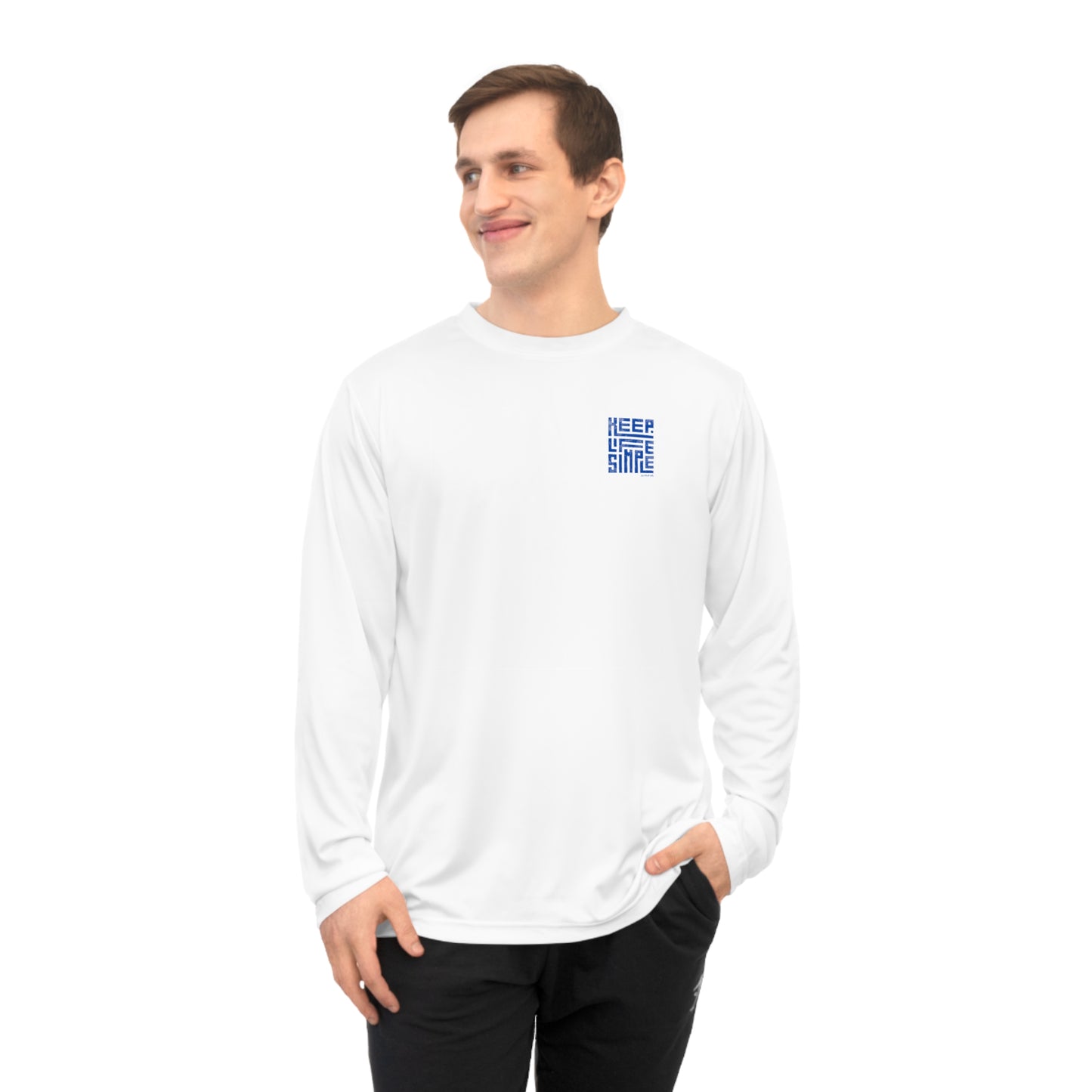 Keep Life Simple Unisex Performance Long Sleeve Shirt