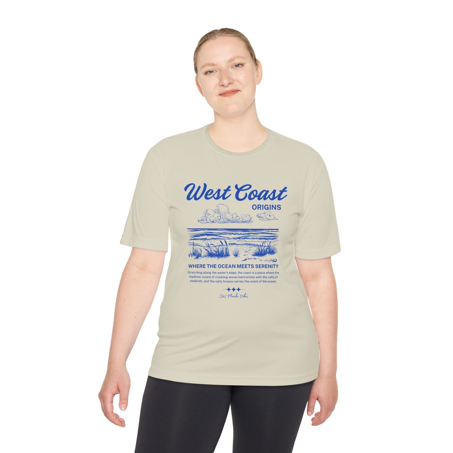 West Coast Unisex Moisture Wicking Tee