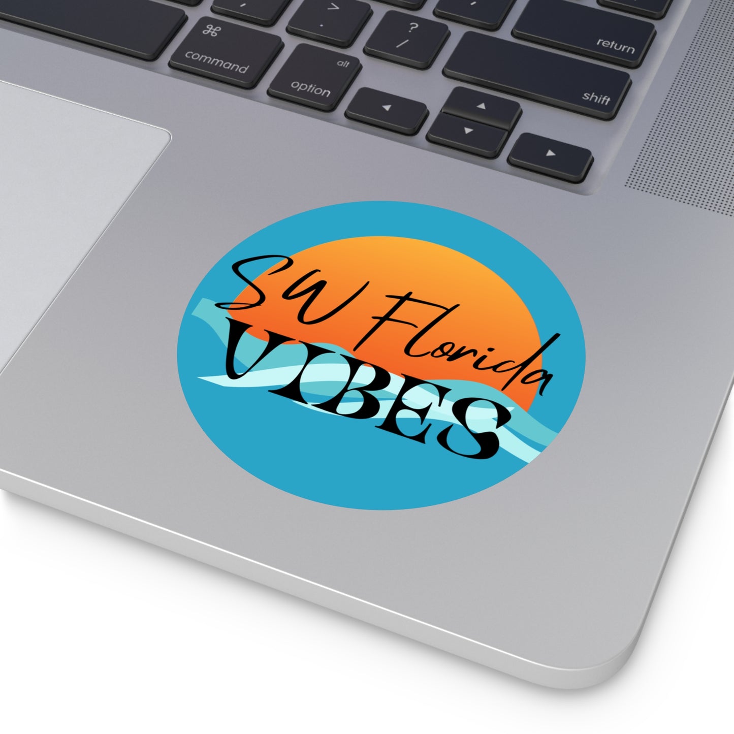 SW Florida Vibes Round Vinyl Stickers