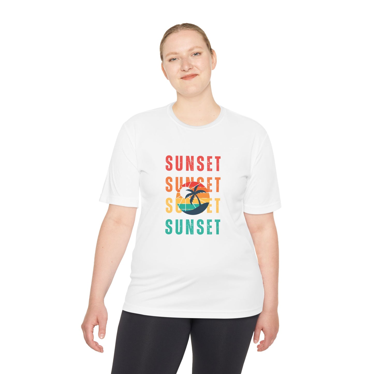 Sunset Unisex Moisture Wicking Tee
