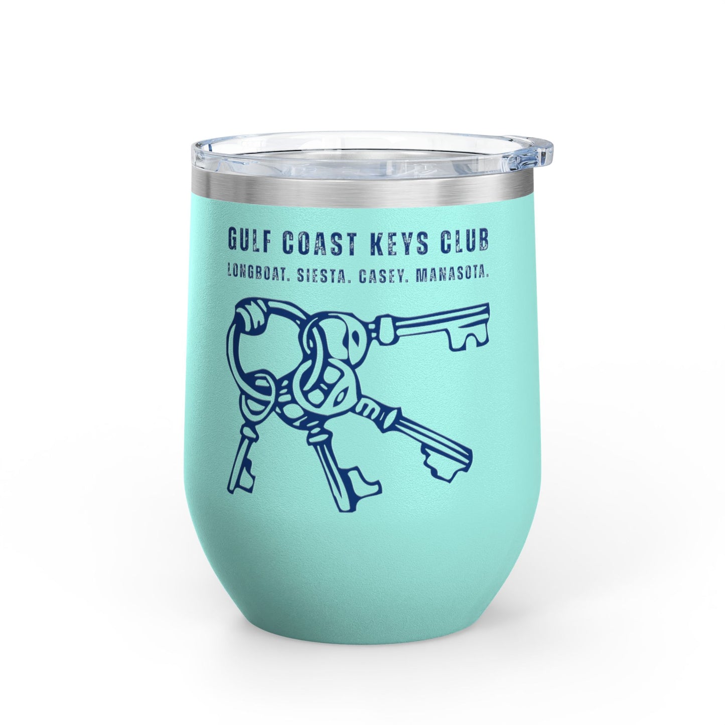 Keys Club Beachy Wine Tumbler