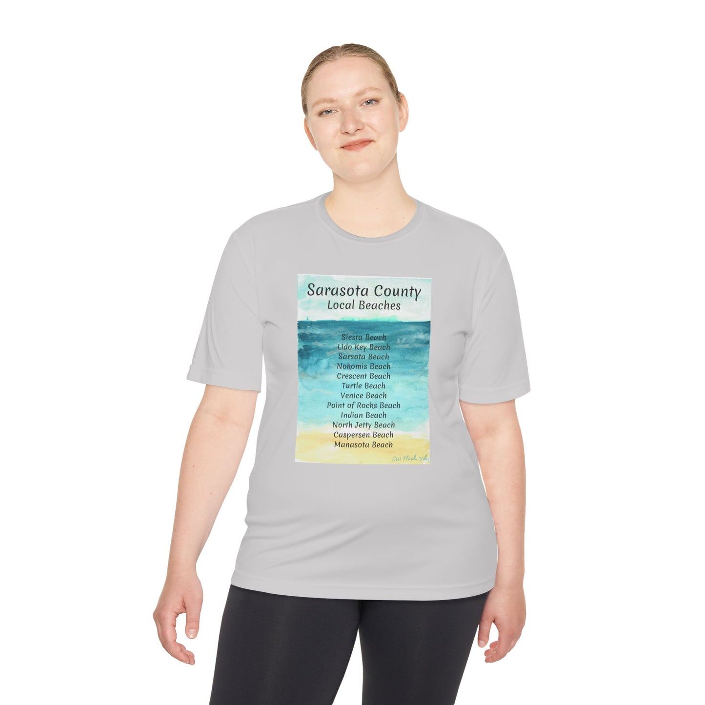 Sarasota Beaches Unisex Moisture Wicking Tee