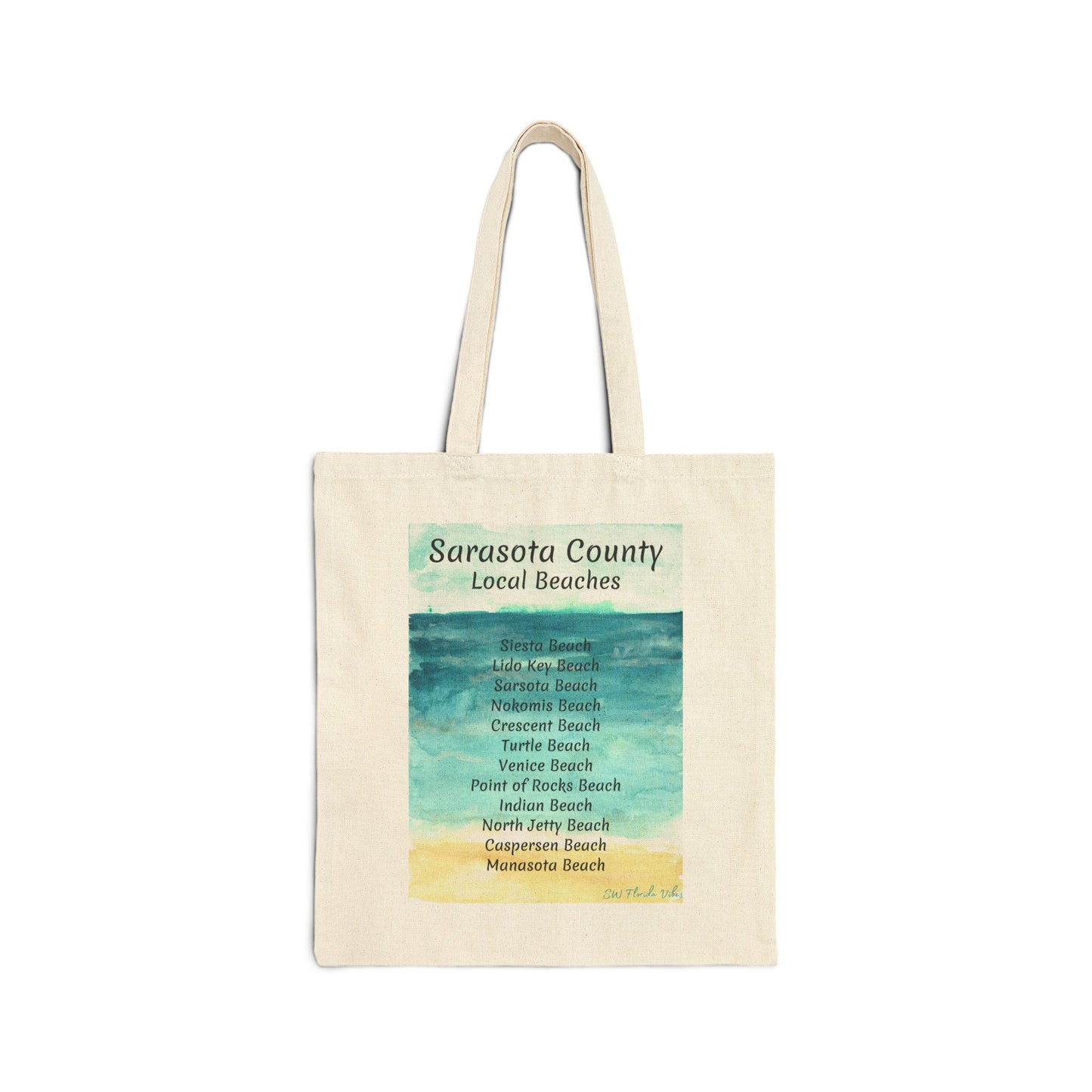 Sarasota County Beaches Tote Bag