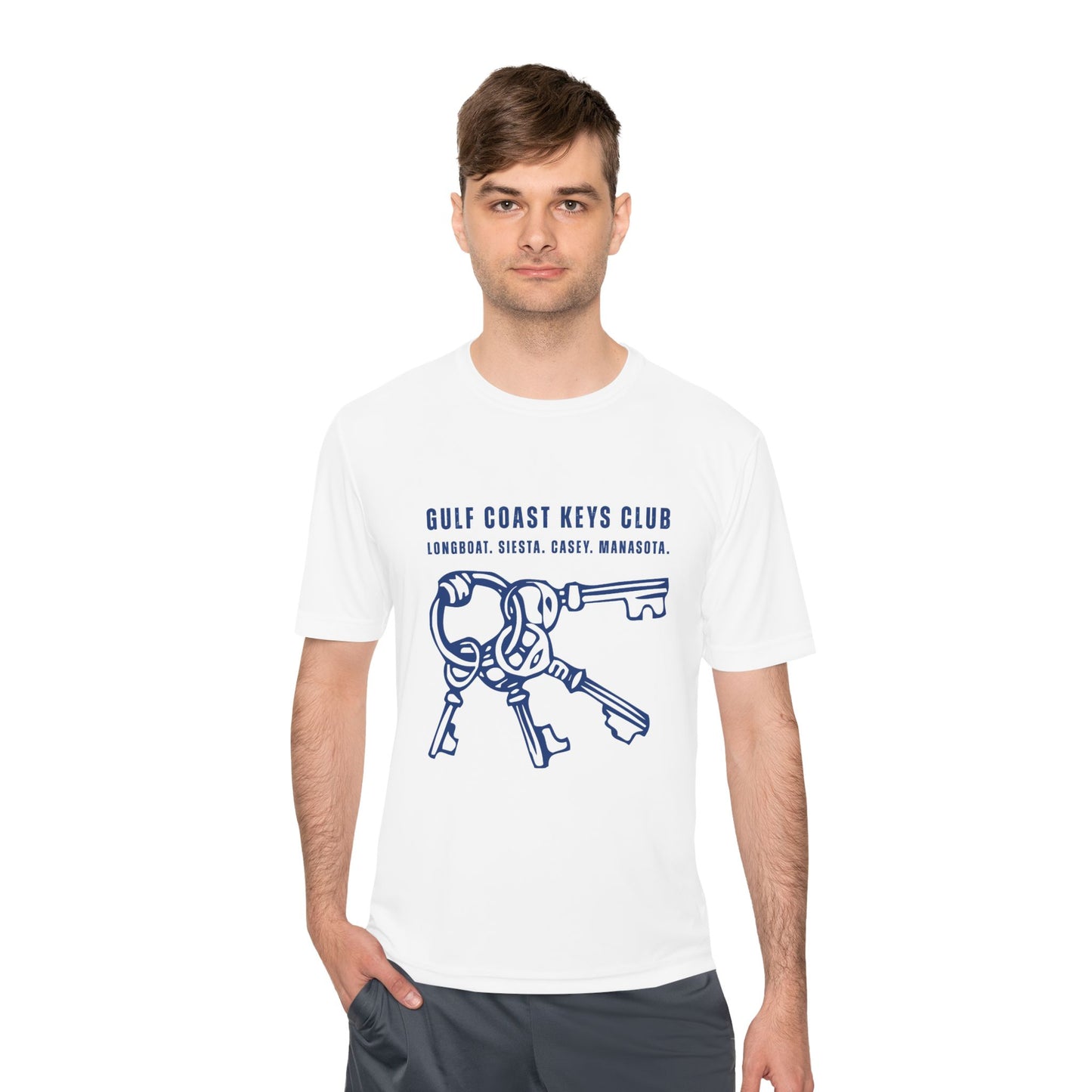 Keys Club Unisex Moisture Wicking Tee