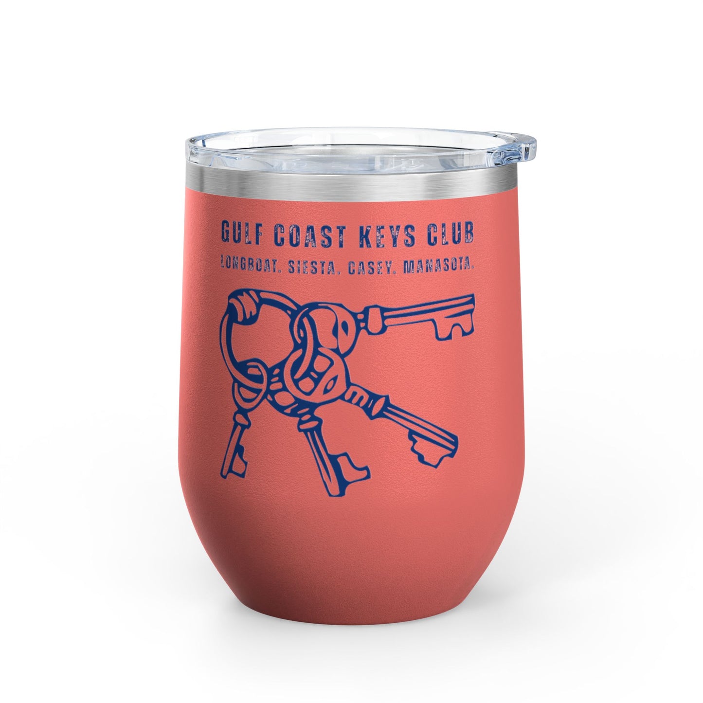 Keys Club Beachy Wine Tumbler