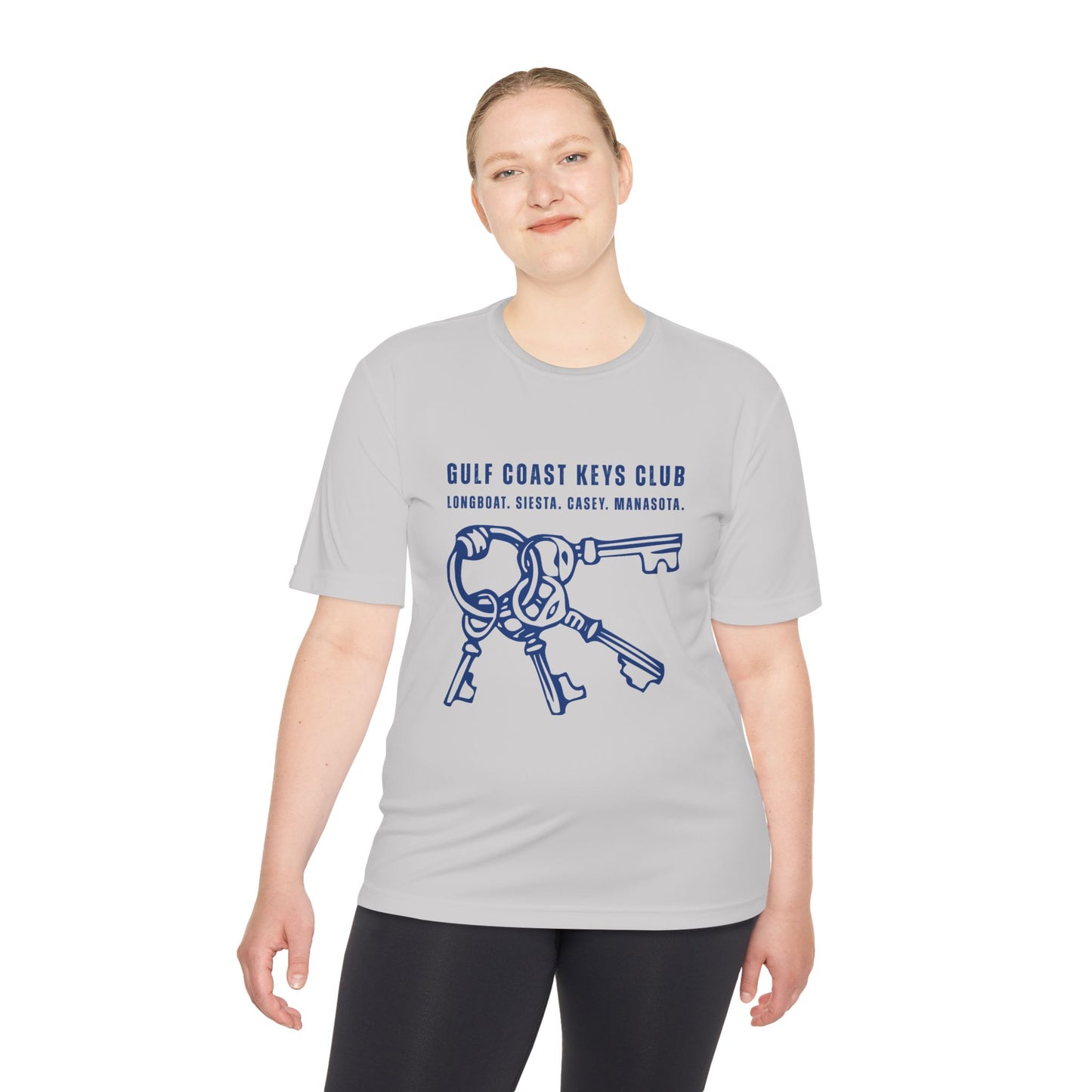 Keys Club Unisex Moisture Wicking Tee