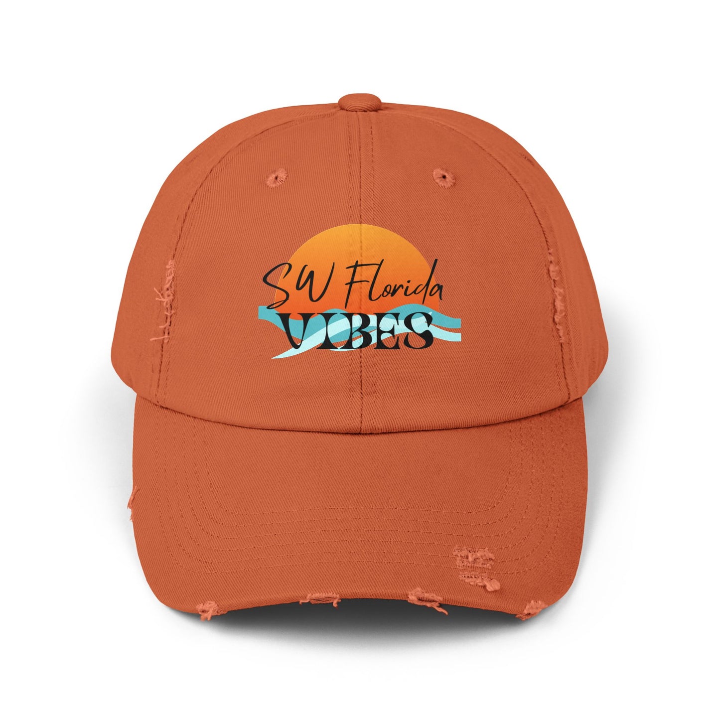 SW Florida Vibes Unisex Distressed Cap