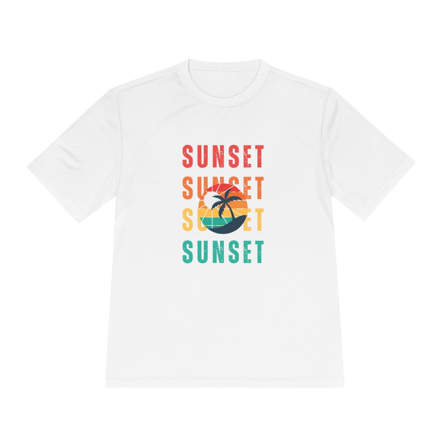 Sunset Unisex Moisture Wicking Tee