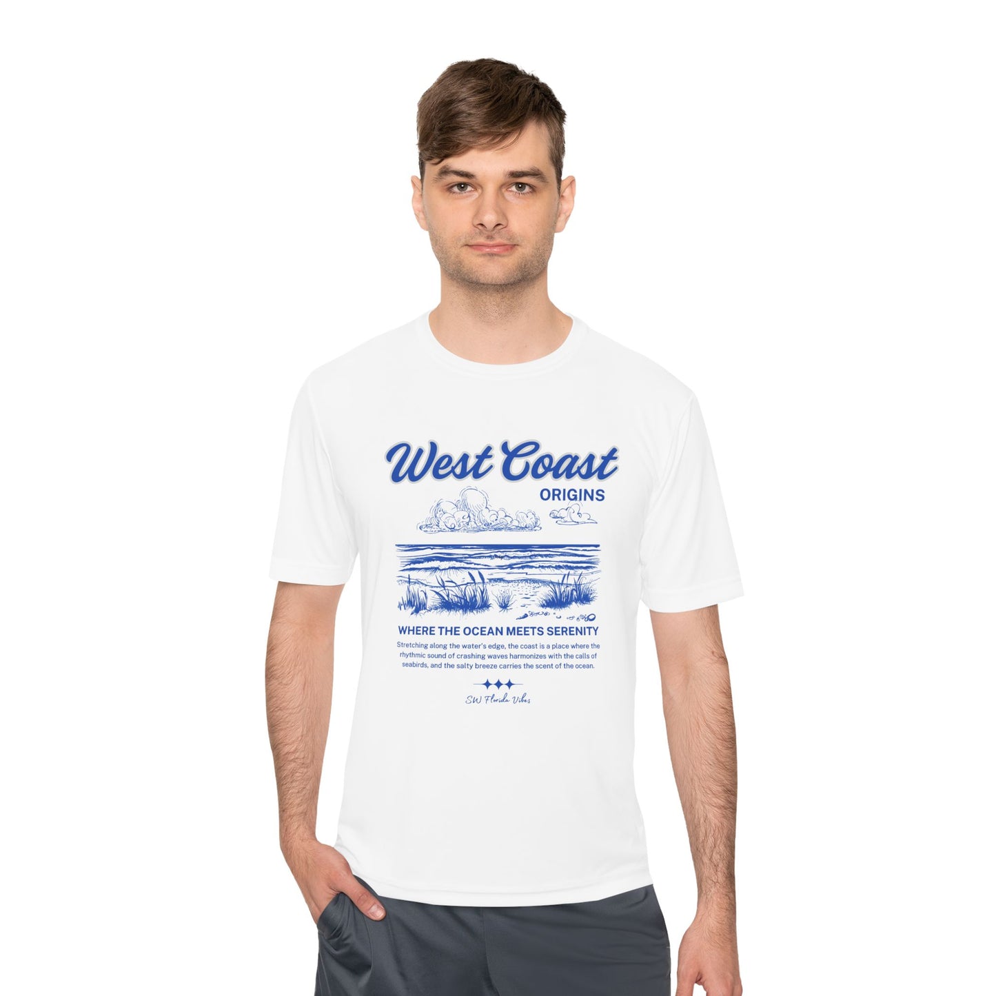 West Coast Unisex Moisture Wicking Tee