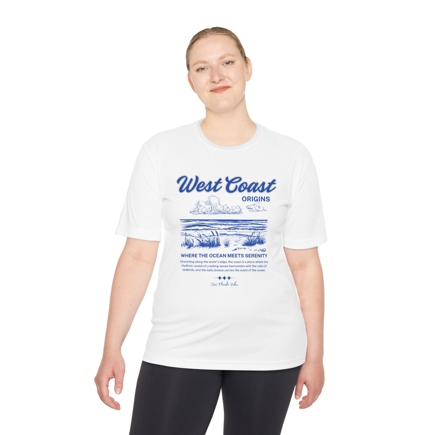 West Coast Unisex Moisture Wicking Tee