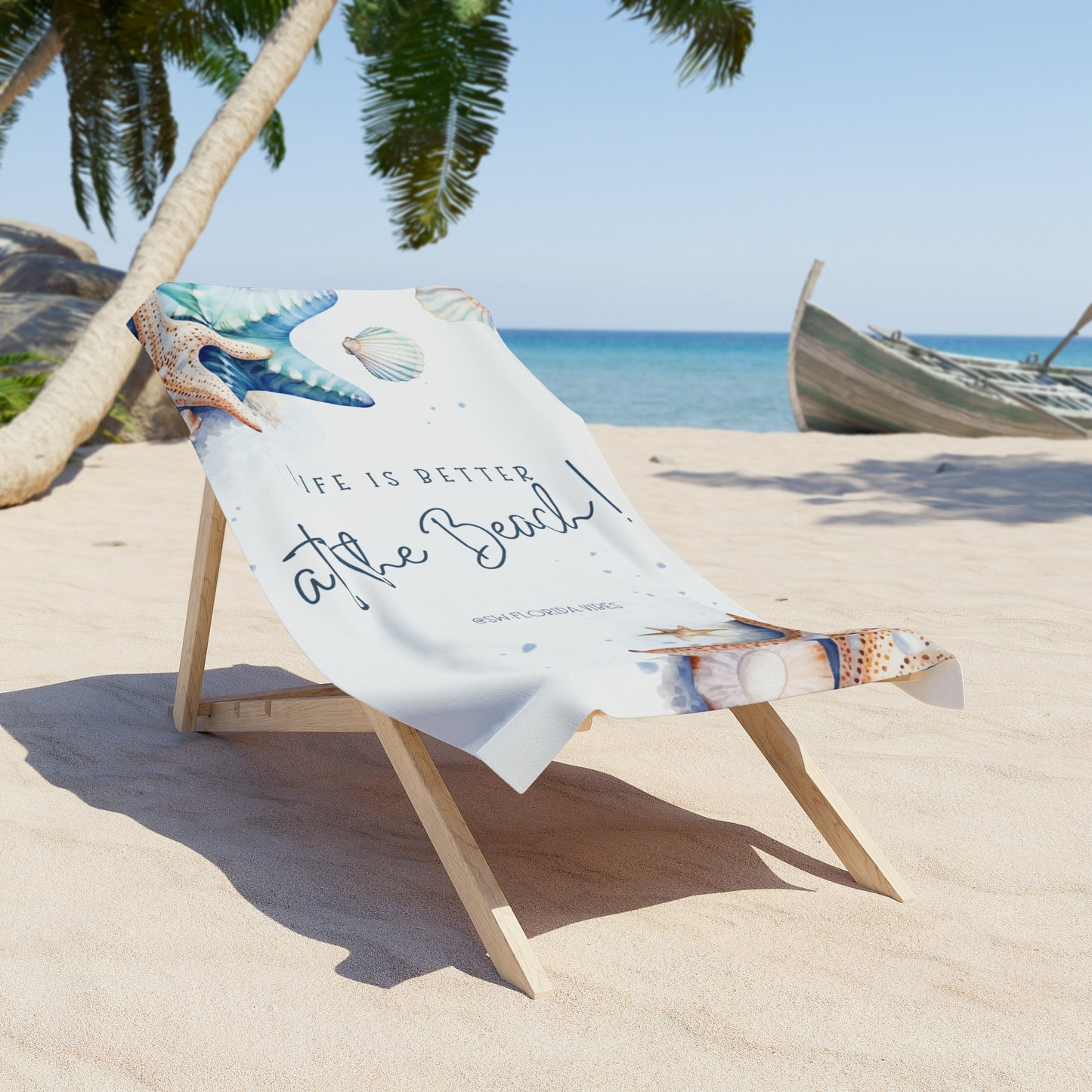 Life is Better Beach Towel