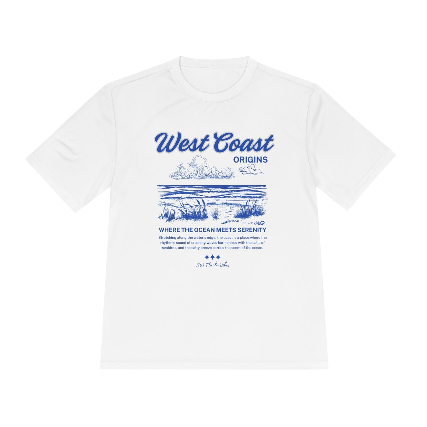 West Coast Unisex Moisture Wicking Tee