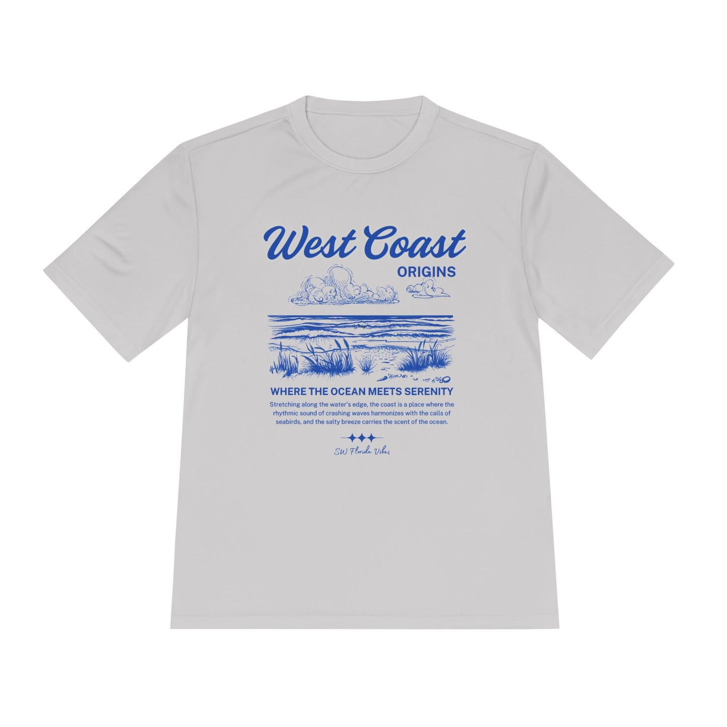 West Coast Unisex Moisture Wicking Tee