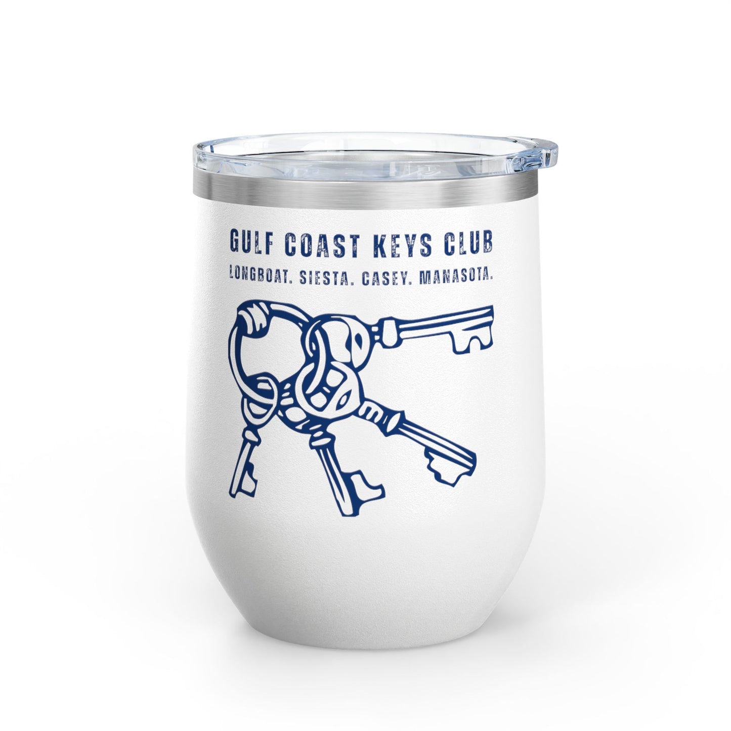 Keys Club Beachy Wine Tumbler