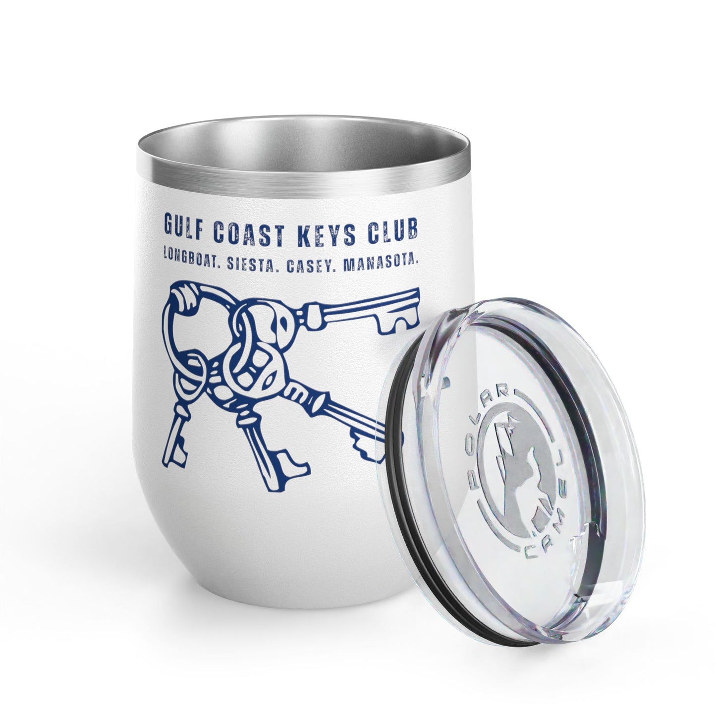 Keys Club Beachy Wine Tumbler