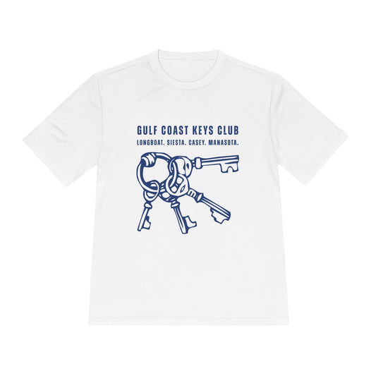 Keys Club Unisex Moisture Wicking Tee