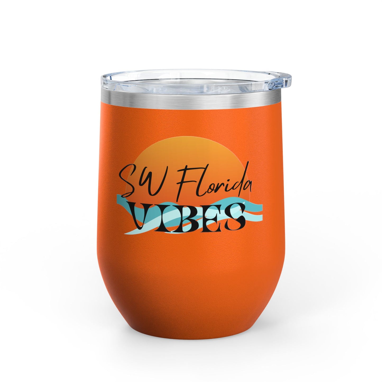 SW Florida VibesBeachy Wine Tumbler