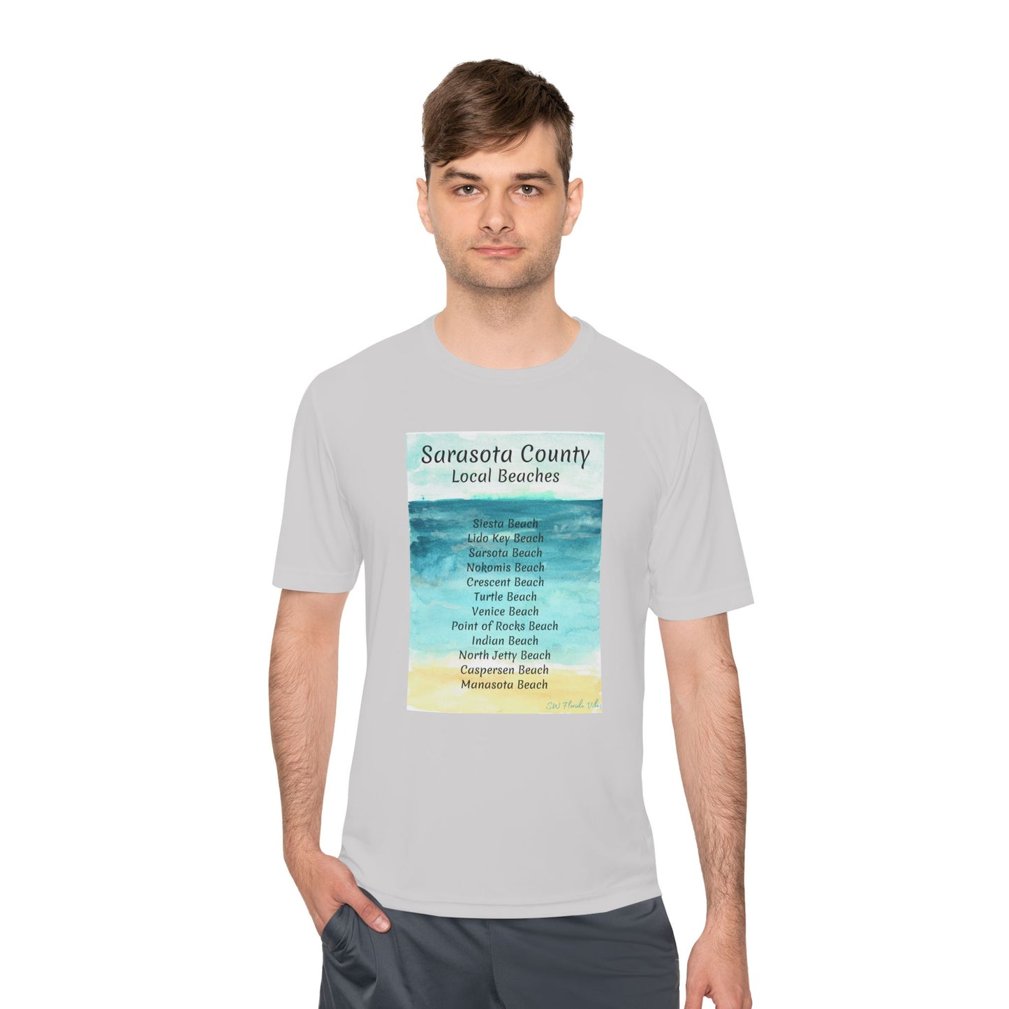 Sarasota Beaches Unisex Moisture Wicking Tee