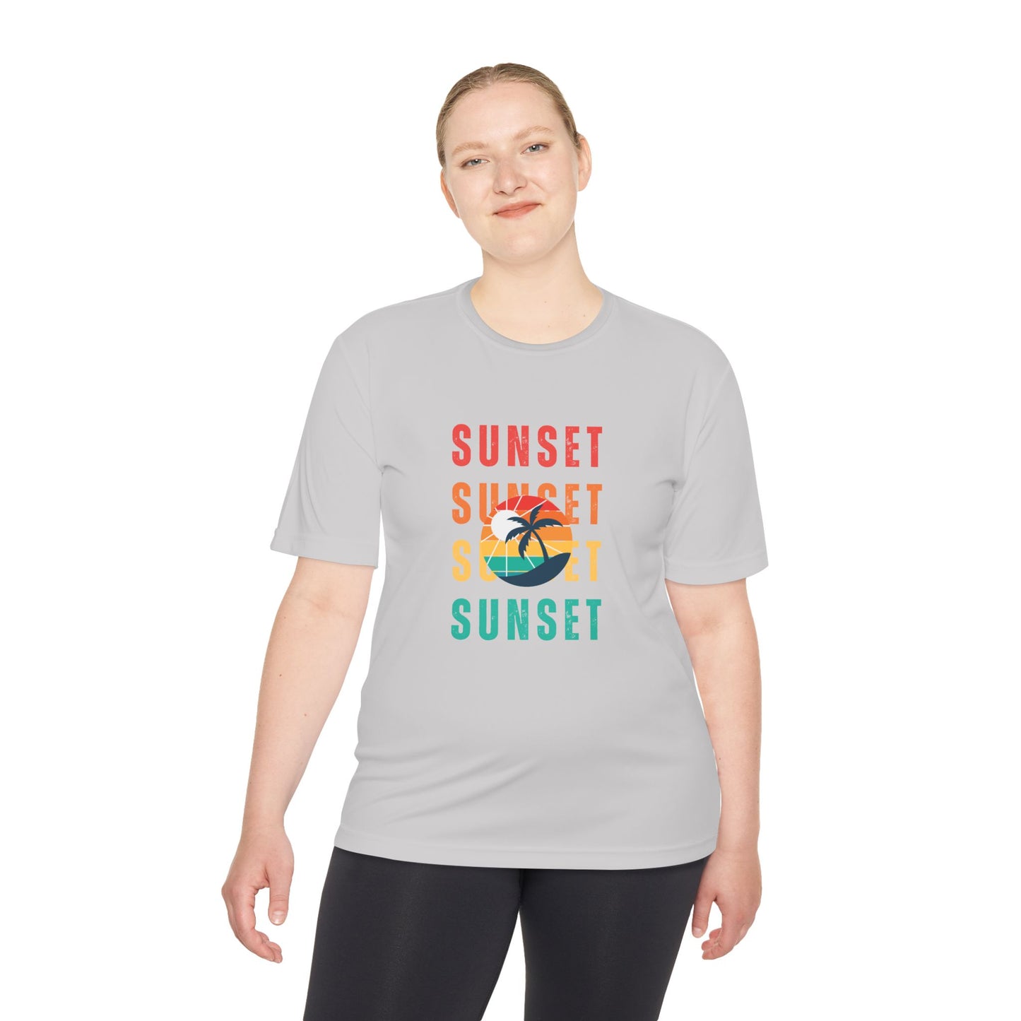 Sunset Unisex Moisture Wicking Tee