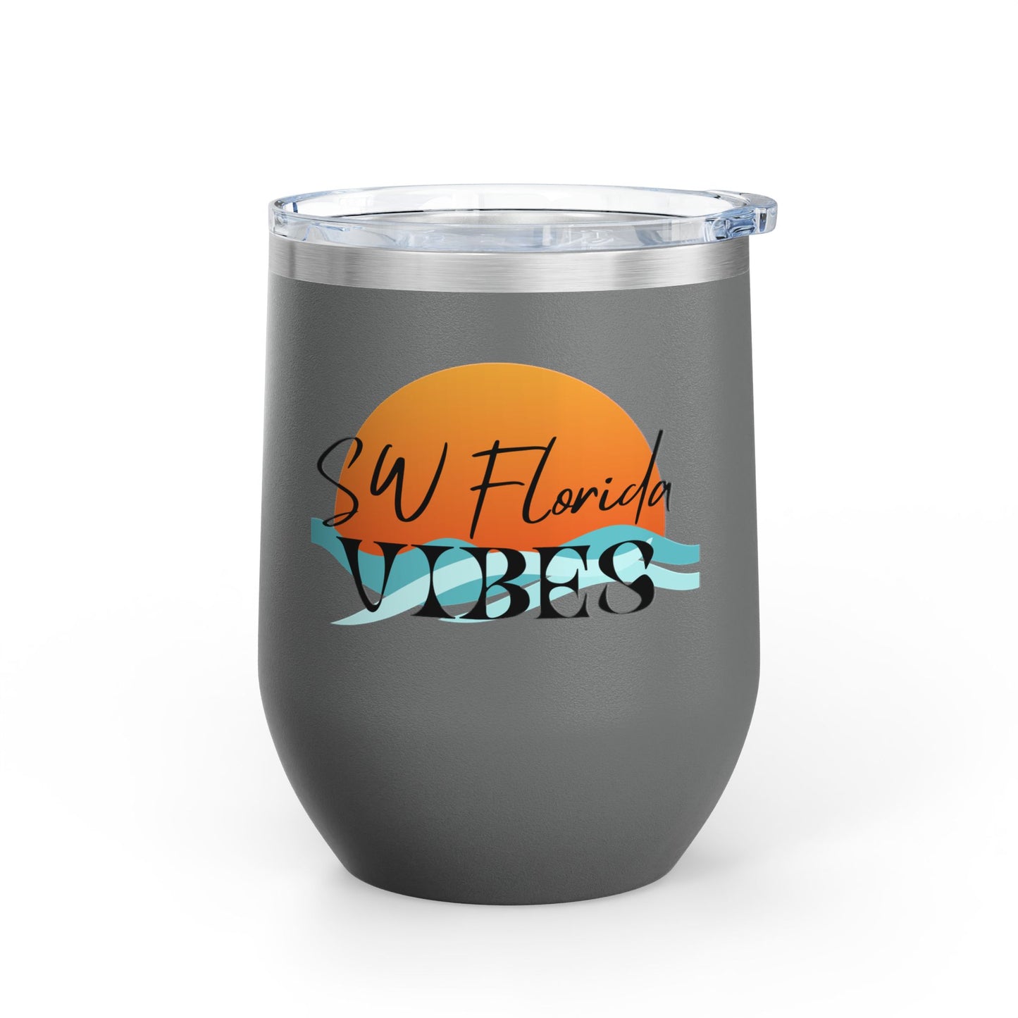 SW Florida VibesBeachy Wine Tumbler