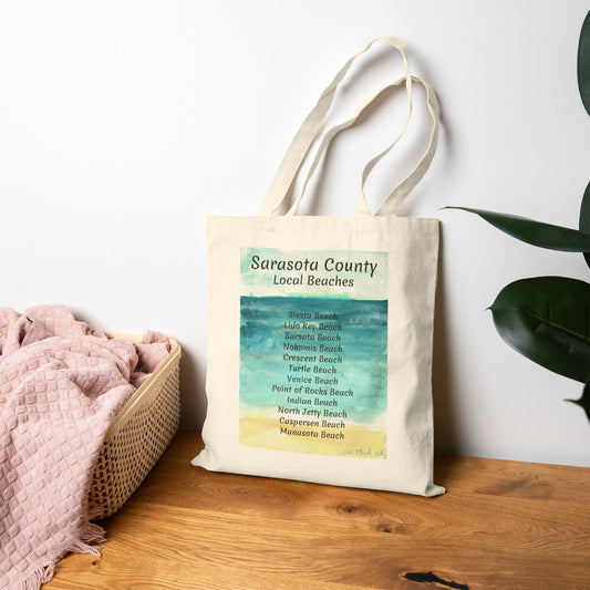 Sarasota County Beaches Tote Bag