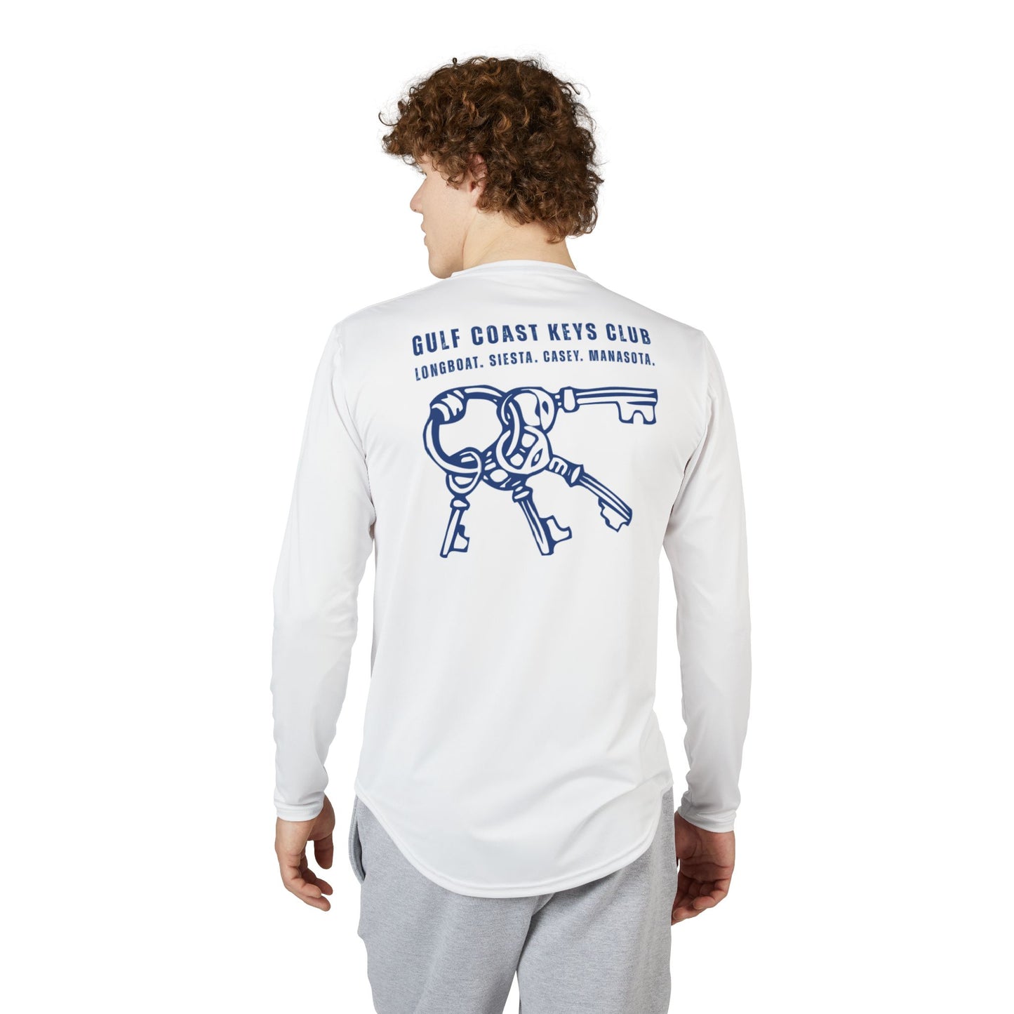 Keys Club Men's UV Protection Long Sleeve Surf Shirt