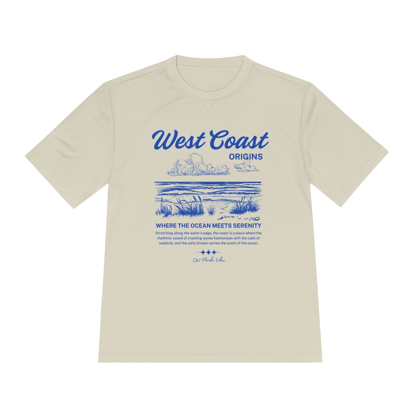 West Coast Unisex Moisture Wicking Tee