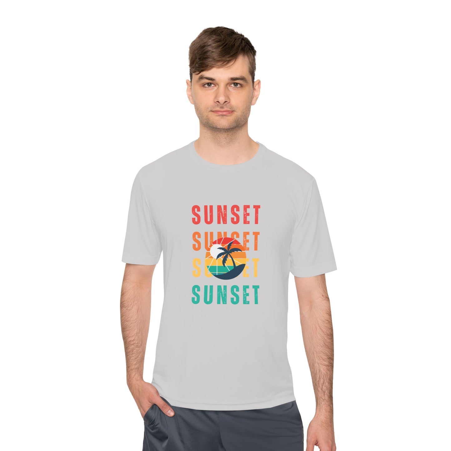 Sunset Unisex Moisture Wicking Tee