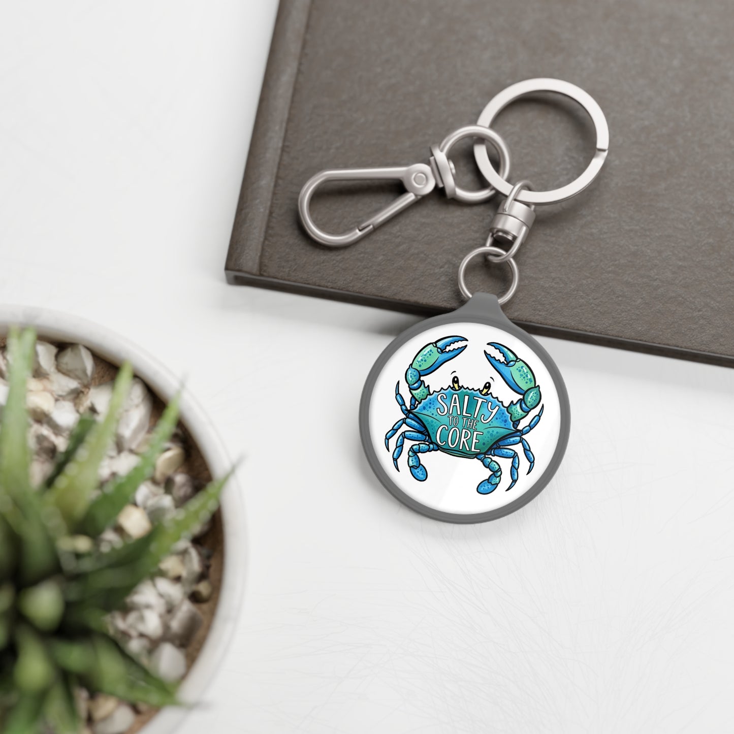 Salty to the Core Keyring Tag