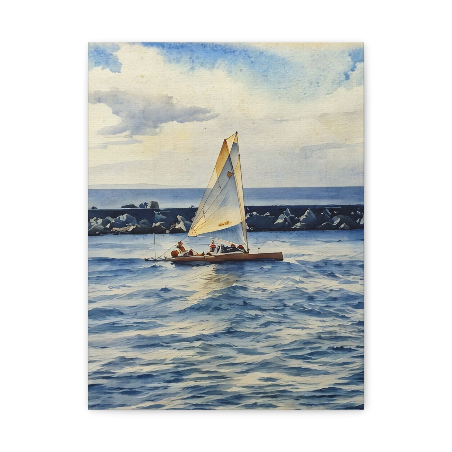 Sail the Jetty Canvas Art