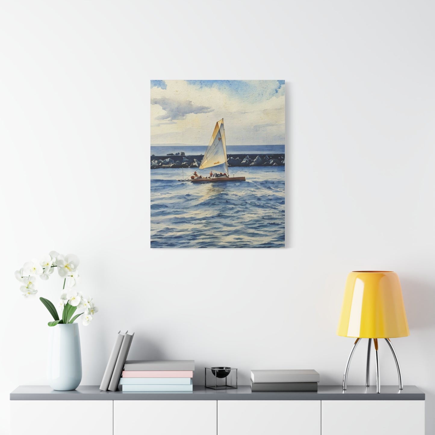 Sail the Jetty Canvas Art
