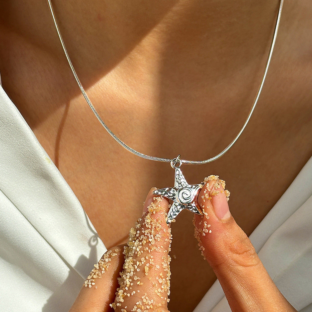 Summer Vortex Starfish Beach Necklace Beach Vacation Style