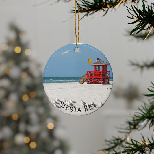 Siesta Key Ceramic Ornaments