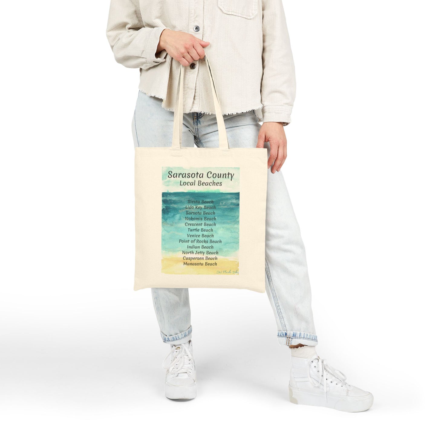 Sarasota County Beaches Tote Bag