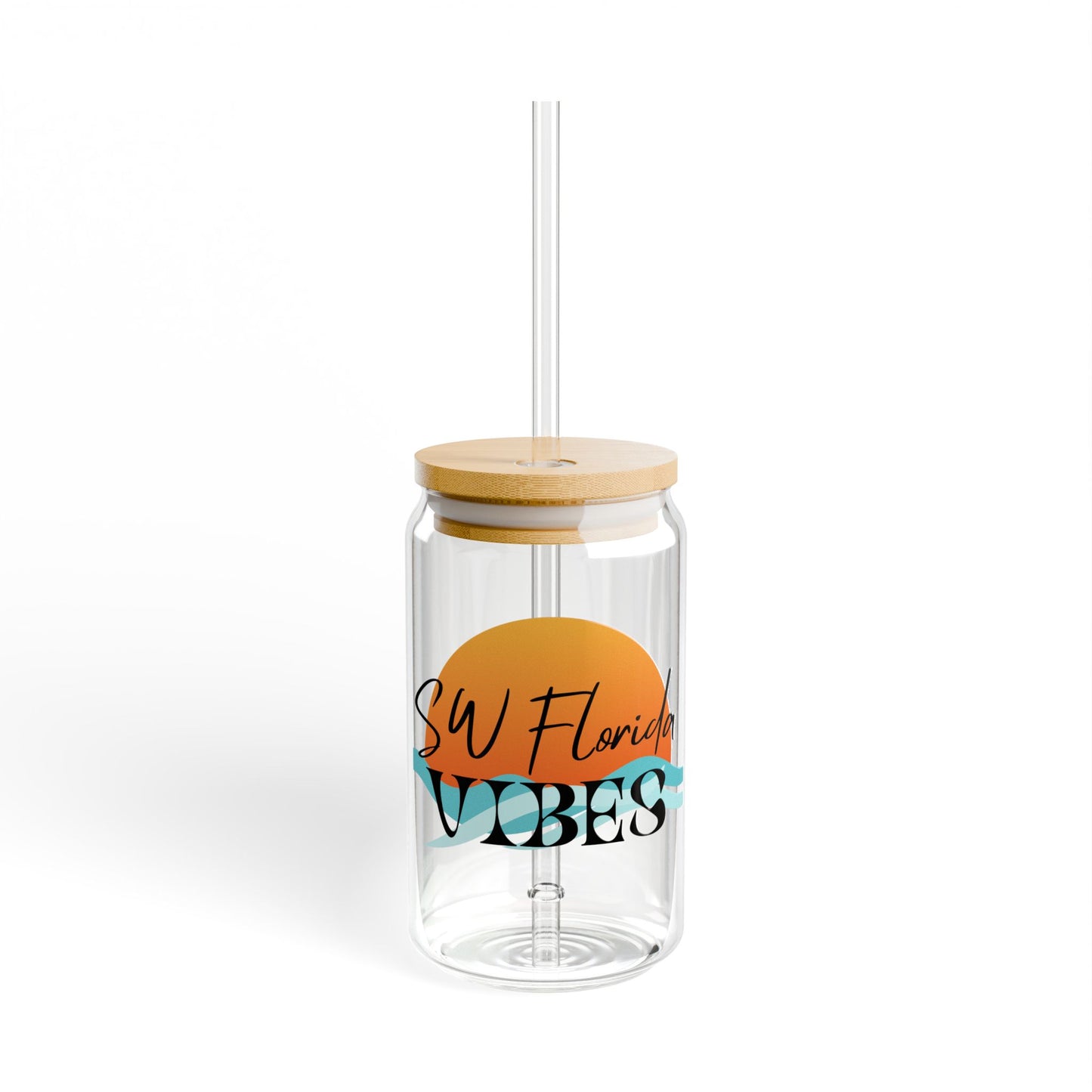 SW Florida Vibes Sipper Glass, 16oz