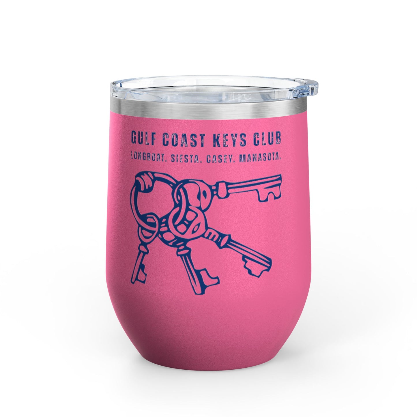 Keys Club Beachy Wine Tumbler