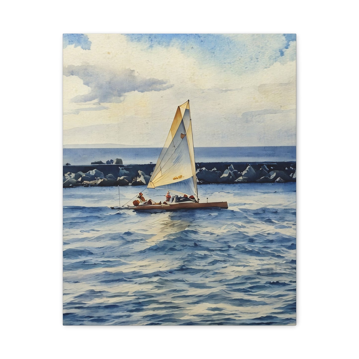 Sail the Jetty Canvas Art