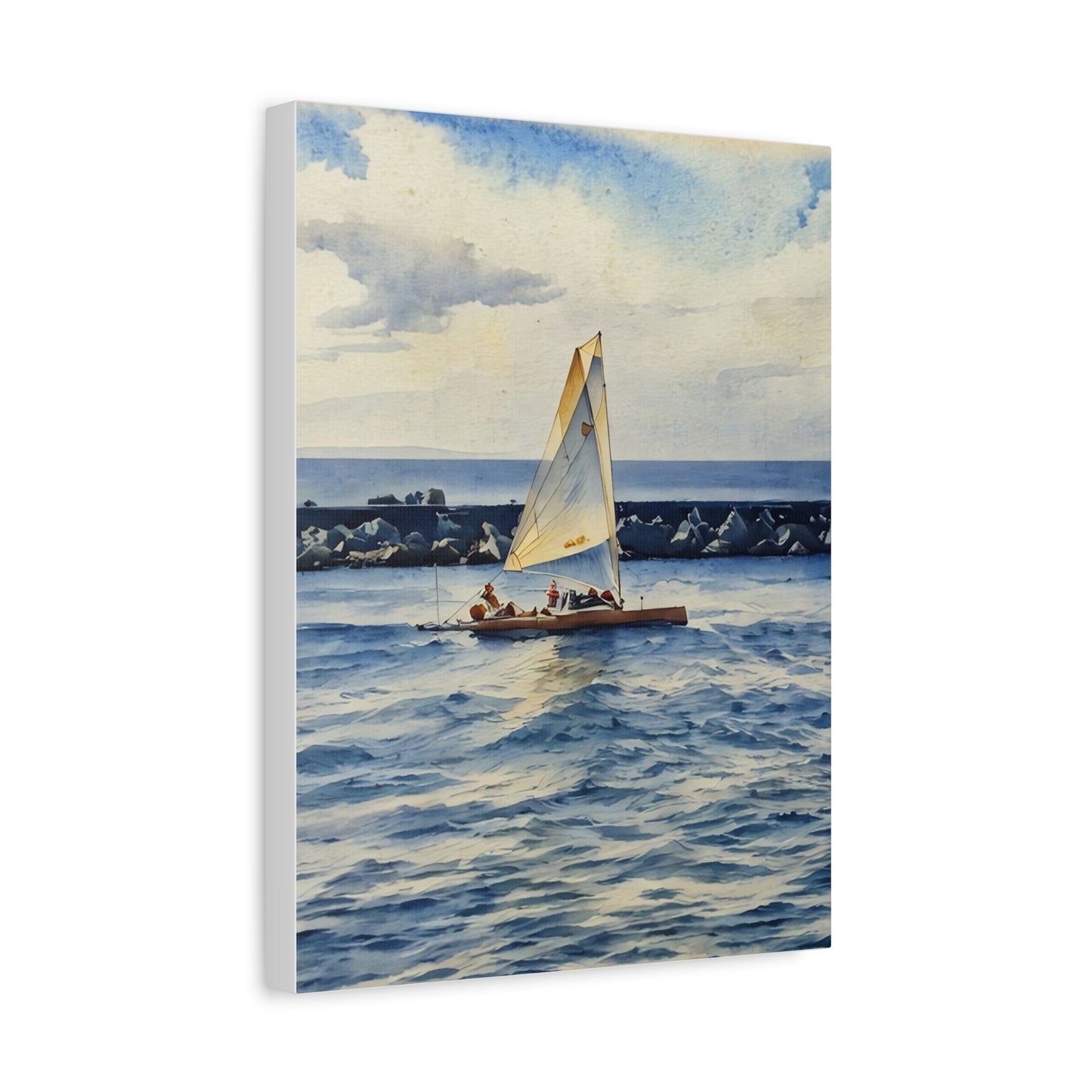 Sail the Jetty Canvas Art