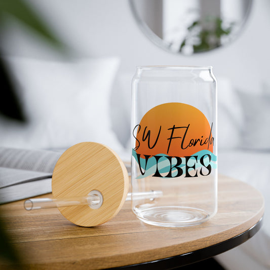 SW Florida Vibes Sipper Glass, 16oz