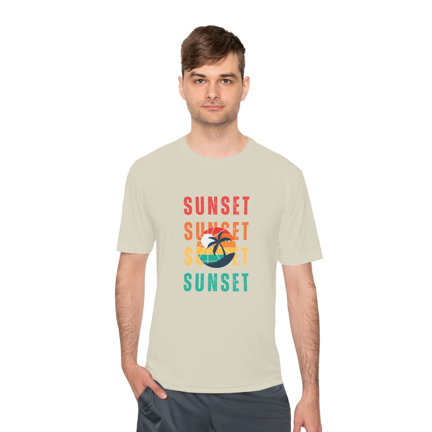 Sunset Unisex Moisture Wicking Tee