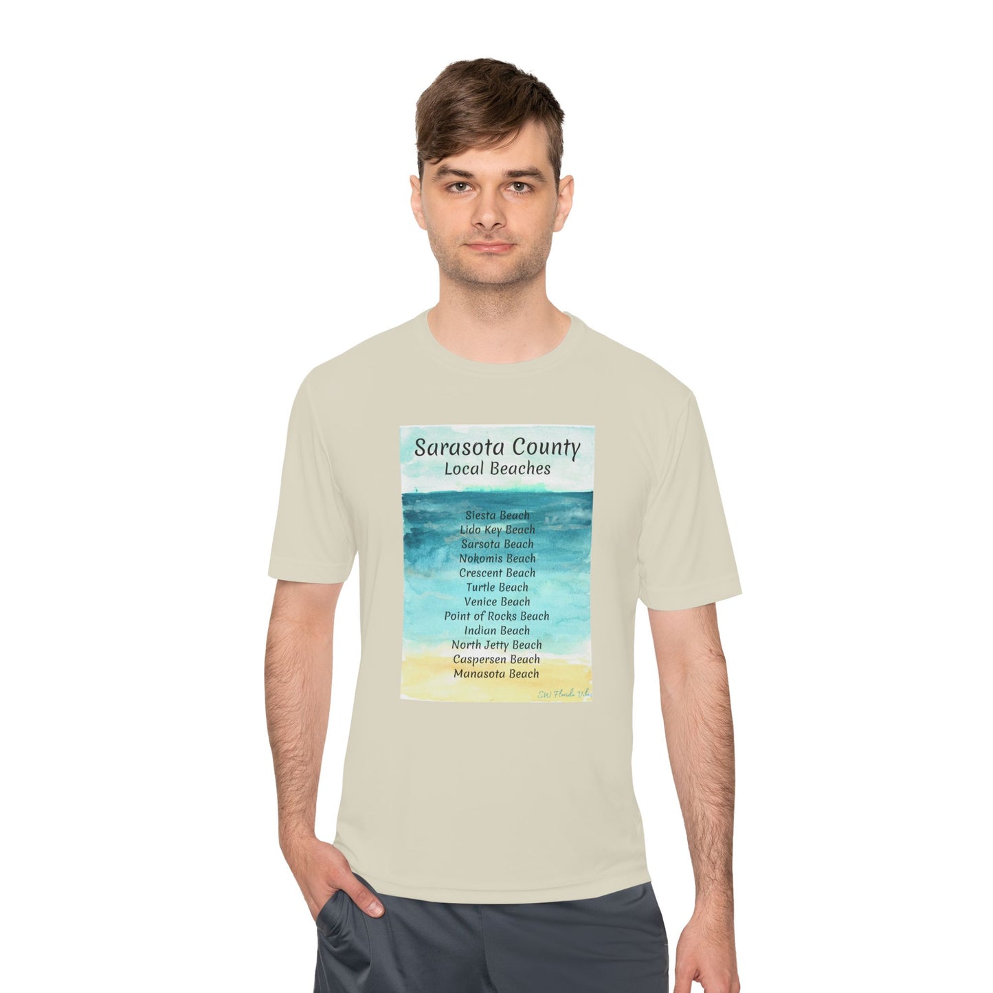 Sarasota Beaches Unisex Moisture Wicking Tee