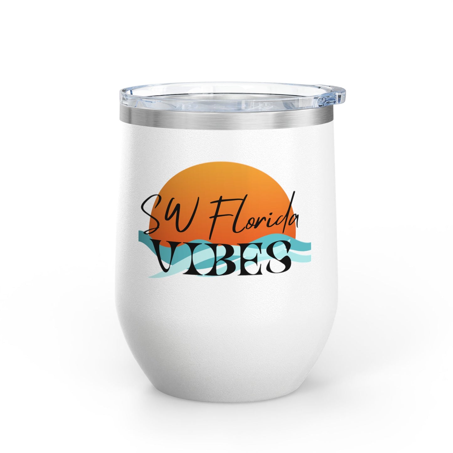 SW Florida VibesBeachy Wine Tumbler