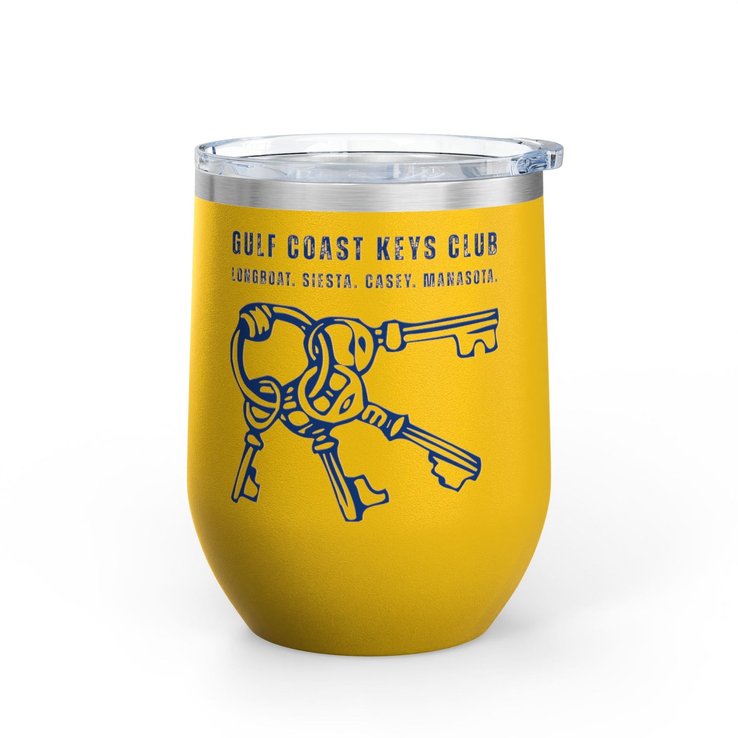 Keys Club Beachy Wine Tumbler