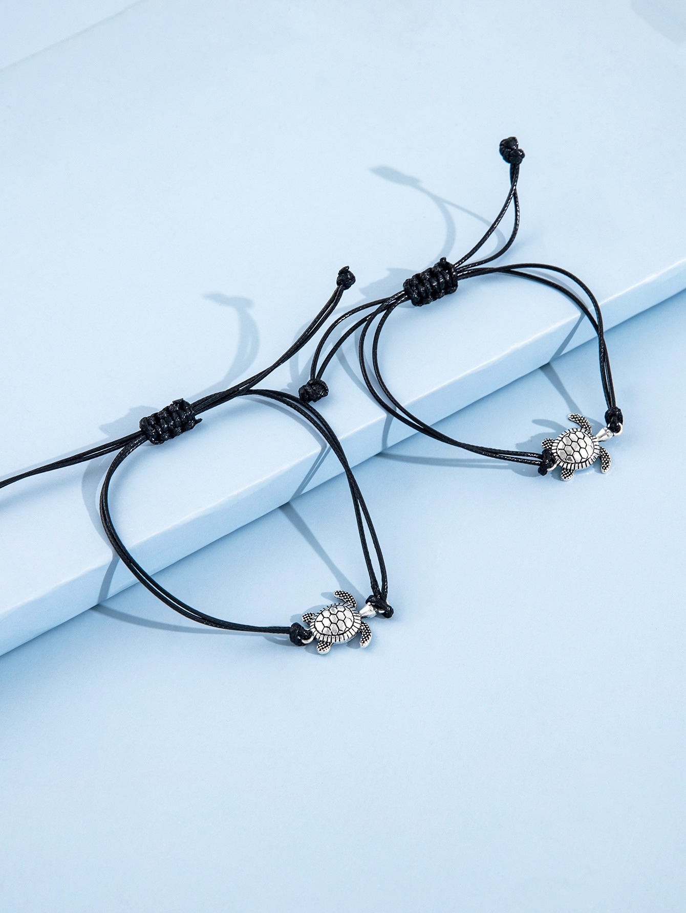 Beach Turtle Braided Anklet